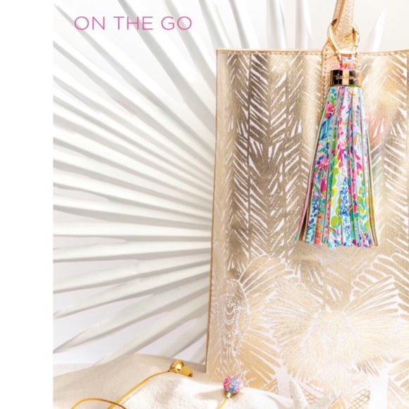 Lilly Pulitzer Tassel Keychain - Picture 2 of 7